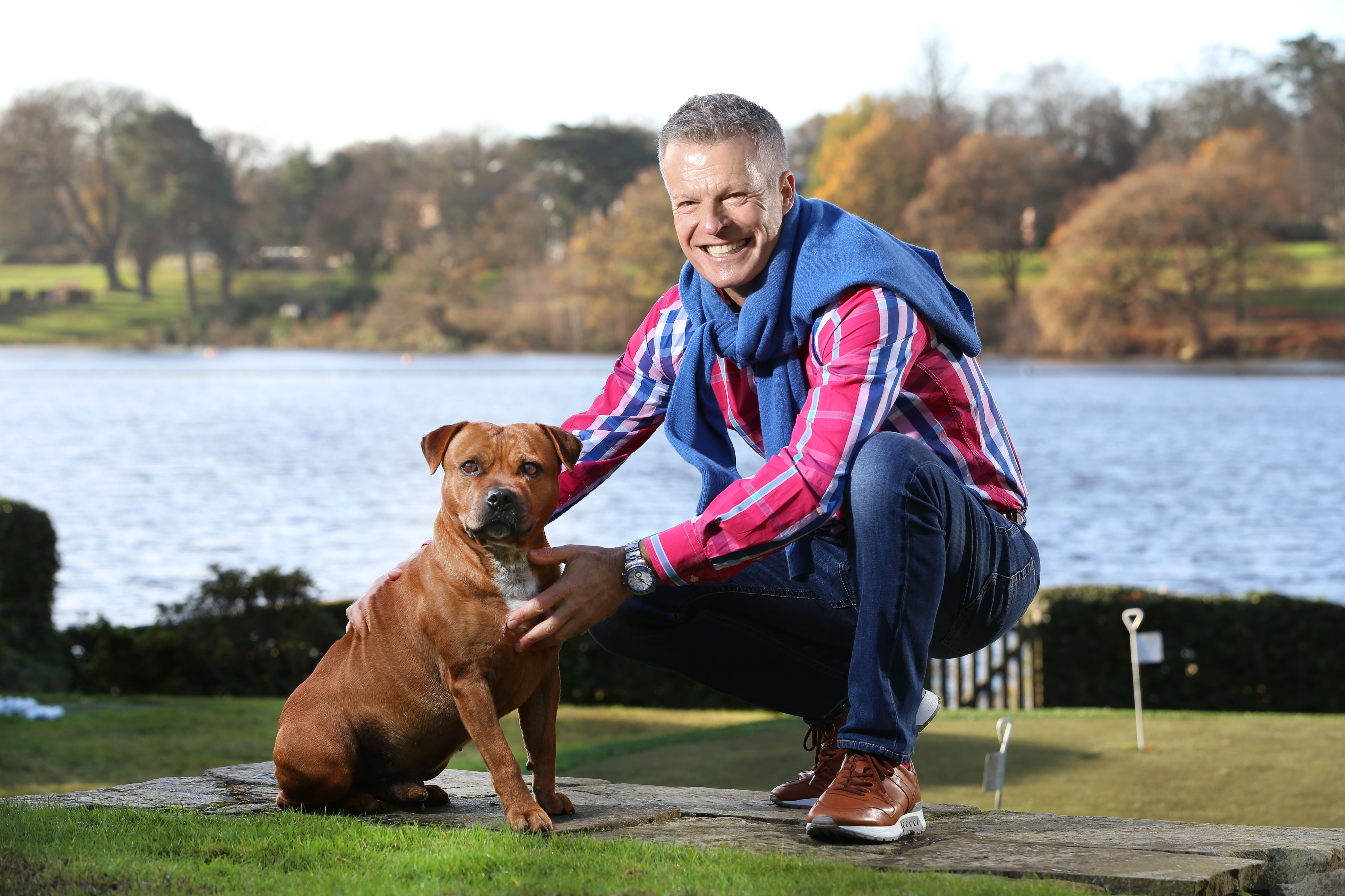 Nick and George the Staffordshire Bull Terrier