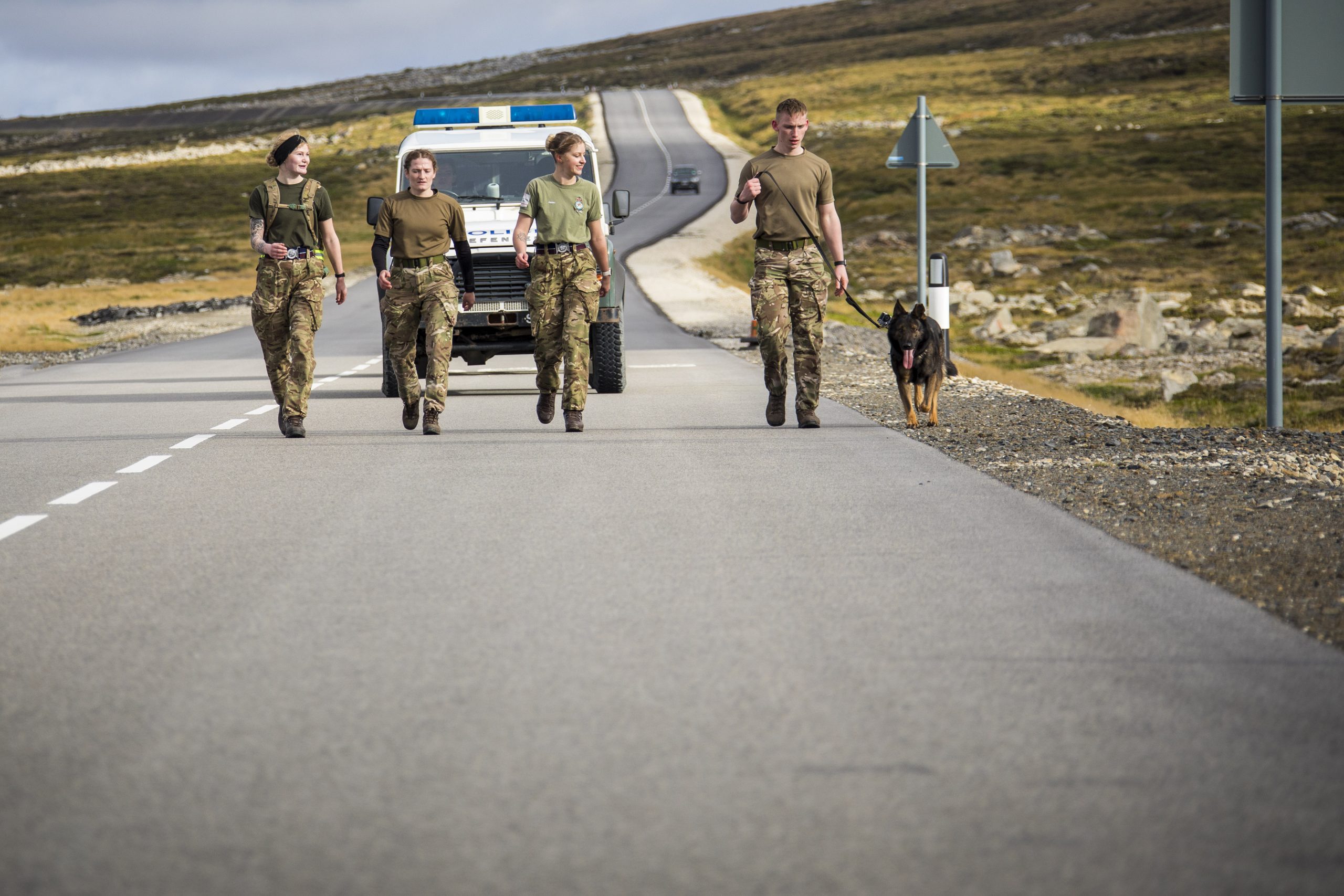 Falklands Police and Dogs Join Forces to Support Retired Military Canines
